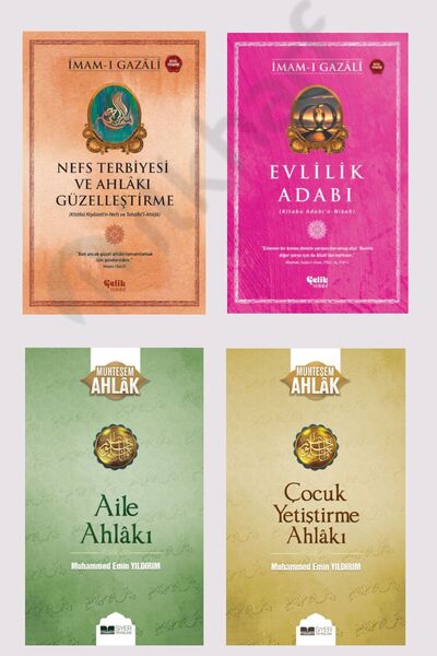 Çelik Yayınevi Aile Seti - Nefs Terbiyesi - Evlilik Adabı - Aile Ahlakı - Çoc...