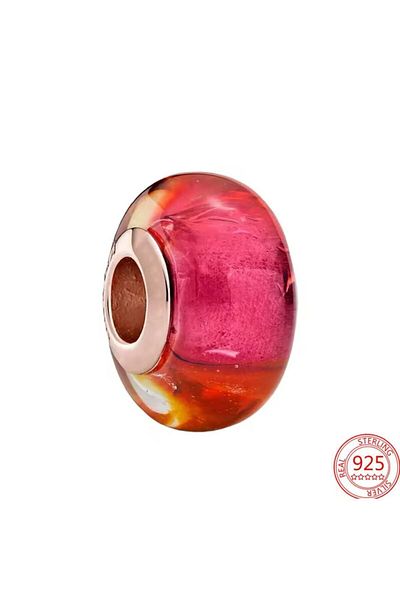 POSEİDONS JEWELLERY Sparkling Sunset Murano Glass Charm