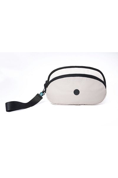 LEONAANELIA GREDI Soft Compact Pouch Bag Stone