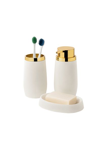 English Home Badezimmer-Sets, Badezimmer-Seifenspender-Set, Badezimmer-Dekorations-Sets, Badezimmer-Zahnbürste