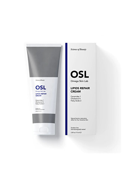 OSL Omega Skin Lab Lipid-Reparaturcreme 75 ml, Gesichtsfeuchtigkeits- und Bar...