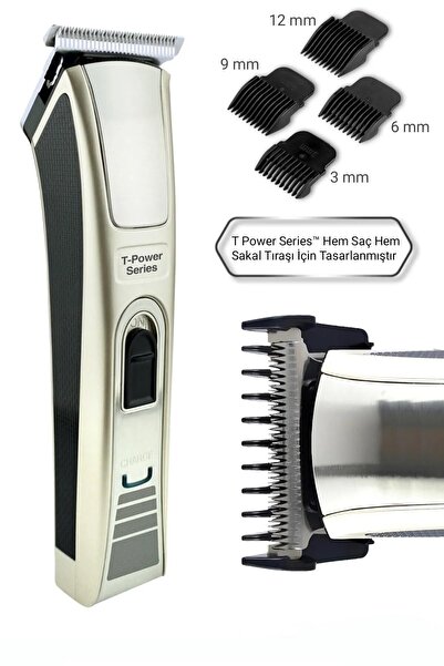 OnlyTech 128 Kuaför Tipi Şarjlı Saç Sakal Kesme Traş Makinesi(LAZER EPİLASYON ÖNCESİ UYGUN BAY-BAYAN)