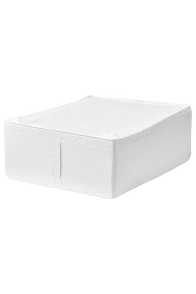 GFN Cutie de depozitare 44xx55x19 - Sub pat - Pernă - Cearșaf - Lenjerie de pat Îmbrăcăminte - Coș - Pachet A de calitate cu fermoar