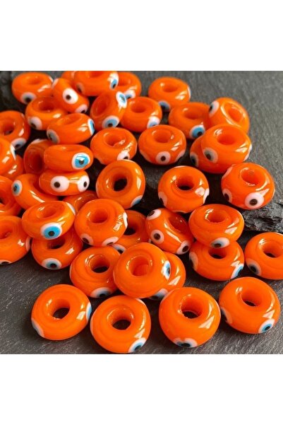 ella'nın çarşısı 1 Mărgele din sticlă de Murano portocalie - Mărgele rotunde ...