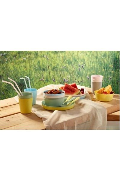 IKEA Plank Bowl Set Pastel Tones 6 Pieces