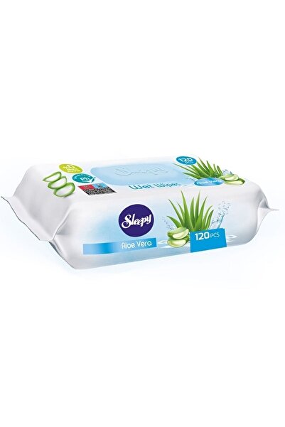 Sleepy Aloe Vera Islak Mendil 120'li