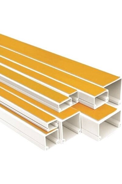 Mutlusan 2 Metre 12x12 Mm Kablo Kanalı Canalex (YAPIŞKAN BANTLI)