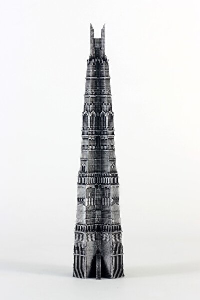 GÜRCÜ 3D Orthanc Tower Figürü - Yüzüklerin Efendisi Orthanc Kulesi Lotr Lord ...