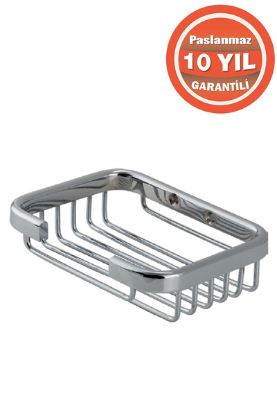 ÇELİK BANYO Paslanmaz Pirinç Kutup 8x12cm Sabunluk