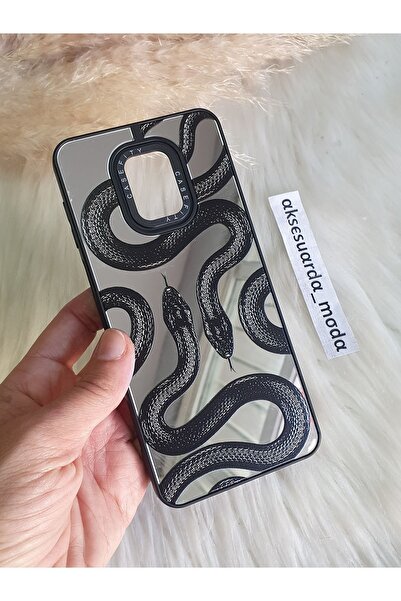 Aksesuarda Moda XİAOMİ REDMİ NOTE 9 PRO - NOTE 9S UYUMLU AYNALI DESENLİ KILIF