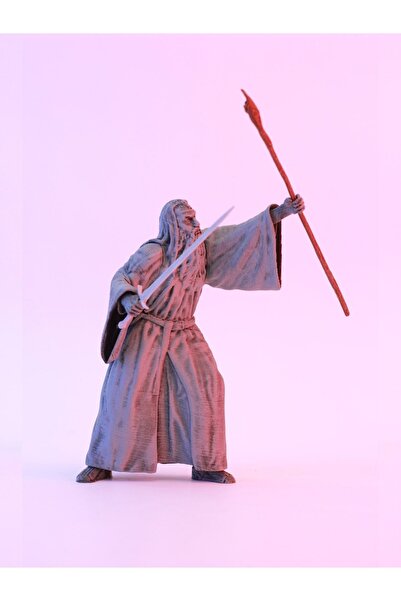 GÜRCÜ 3D Yüzüklerin Efendisi/lotr Gandalf Heykel-büst-figür