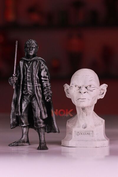 GÜRCÜ 3D Frodo ve Gollum İkili Set - Yüzüklerin Efendisi - LOTR