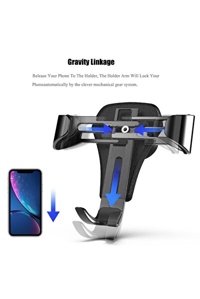 WASHA Araç Içi Izgaralık Telefon Tutucu