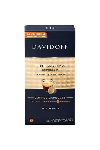 Davidoff Nespresso Compatible Capsule Coffee Set | Fine - Rich - Intense