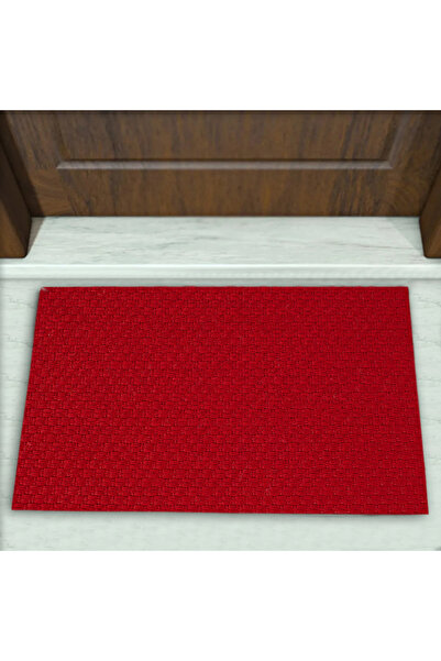 Colorix Carpet Örgü Desenli Dekoratif Kapı Önü Paspası No: 1499