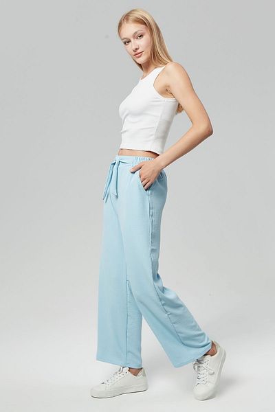 Ressome Ayrobin Women's Palazzo Trousers - Mix.cabinet, Tie Waist