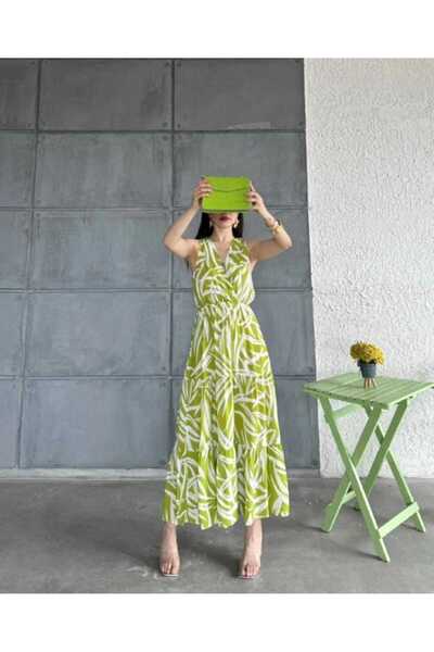 ELSFASHİON Viskon kumaş elbise