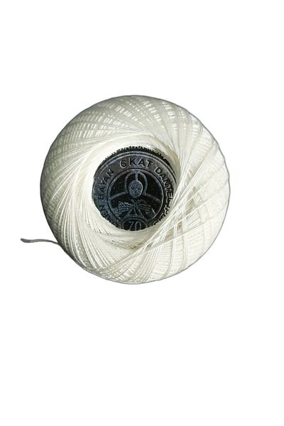 efmues Νο 70 Λευκή Δαντέλα Πλεκτή - 20 γραμμάρια Mercerized String