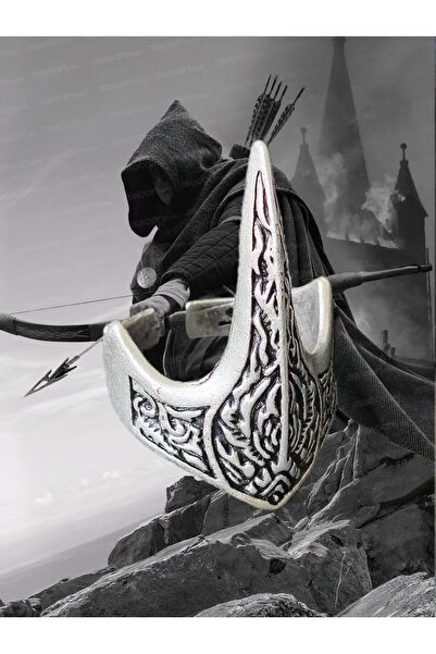 CAPO by Aytaç Yamaç Okçu Gotik Stil El Yapımı Okçu Zırhı Gümüş Kaplama Ayarla...