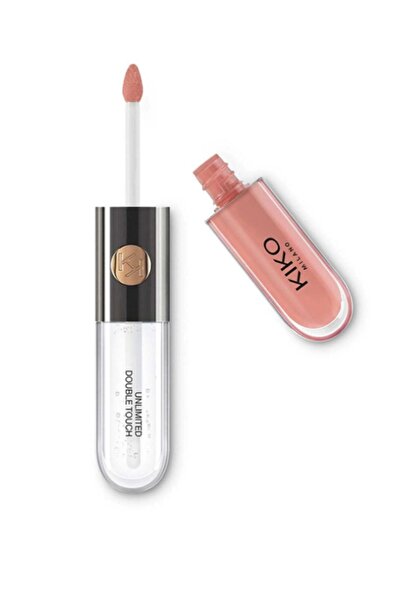 Kiko Parlak Likit Ruj - Unlimited Double Touch 102 Satin Rosy Beige 6 ml