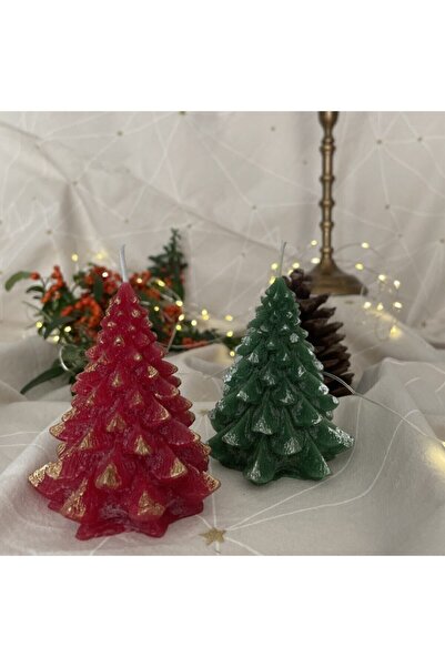 Sweet Candle Home Çam Ağacı Mum Seti 2'li - Kokulu