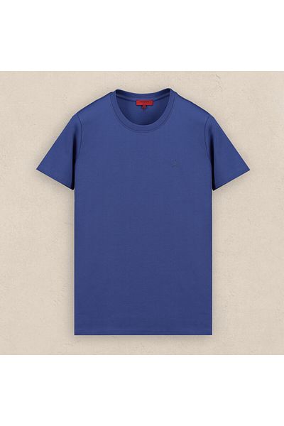 Sarar Tricou de bază Slim Fit cu decolteu - Mânecă scurtă