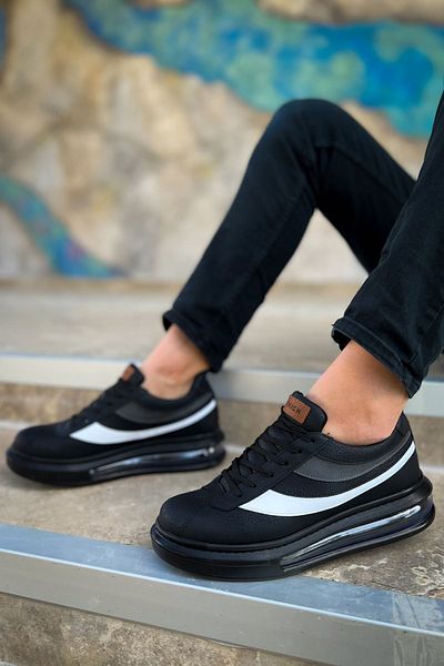 BZ Moda Ariaso B172 - Pantofi casual pentru bărbați cu talpă ortopedică - CST negru