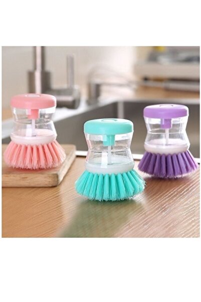 Hombak 1 τεμάχιο βούρτσα πλυσίματος πιάτων με υγρό απορρυπαντικό, βούρτσα καθ...