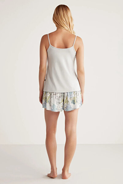 Nautica NAUTICA Soft Textured Rope Strap Women's Pajamas and Shorts Set