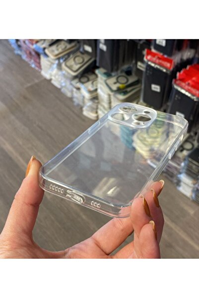 ABC İPHONE 14 PRO ŞEFFAF ŞARJ YERİ TIPALI SİLİKON KILIF
