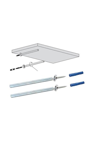 Ayder Gizli Raf Tutucu 25 30mm Malzeme Için 10mm 10cm (takım Fiyatıdır)