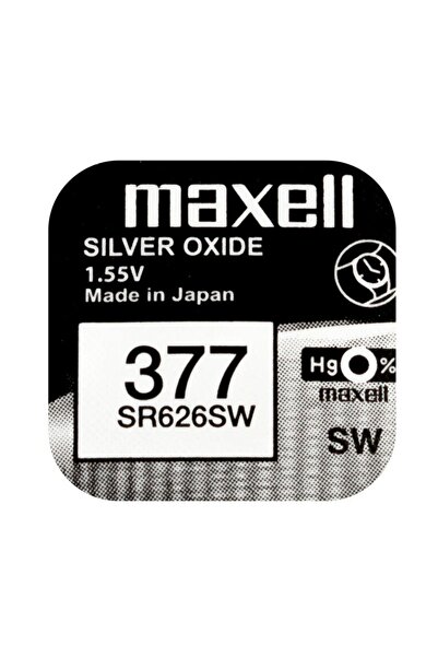 Maxell 377 Sr626sw 1.55v Saat Pili 1 Adet %100 Orijinal 1 Adet
