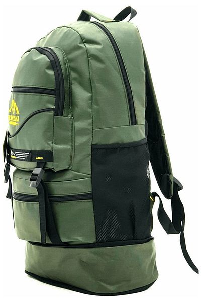 MONTANA Mountainer 55+10 Liter Gusseted Black Αδιάβροχο Πολυδιαμέρισμα Σακίδιο Ταξιδίου-Ορεινών-Καμπέρ