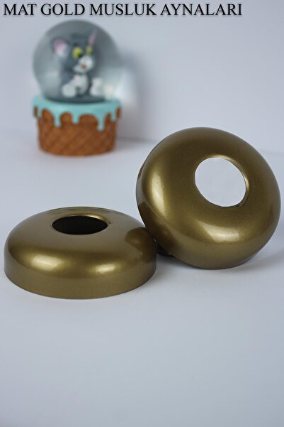 tesitay Musluk Aynası Gold Renk Banyo Bataryası Rozeti / Aynası Mat Gold Yede...