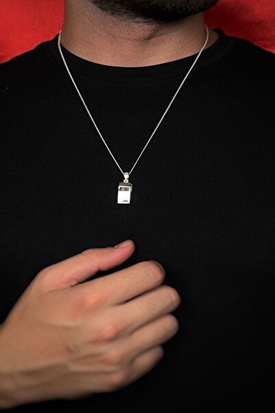 Ebrar Silver Gümüş Düdük Kolye 925 Ayar Gümüş Düdük Figürlü Unisex Kolye
