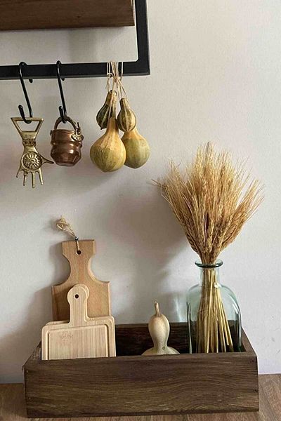 Moola Wooden Decorative Organizer Box - Oil Pot, Organizer