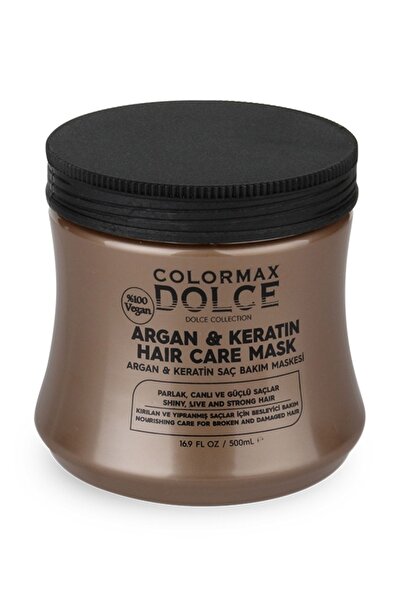 COLORMAX DOLCE %100 Vegan Argan & Keratin Saç Bakım Maskesi
