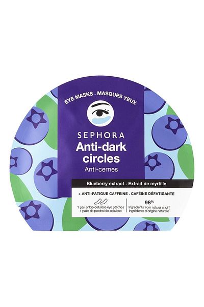 SEPHORA COLLECTION Anti-Fatigue Eye Masks - Biosellulose Blueberry (1 Pair)