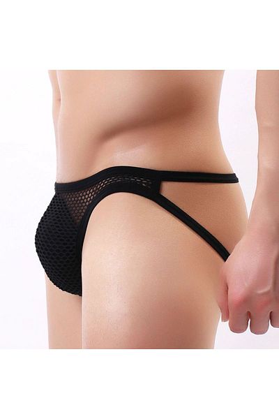 Motto10 butik Ανδρικό σλιπ Fancy Open Back Mesh Bc10130