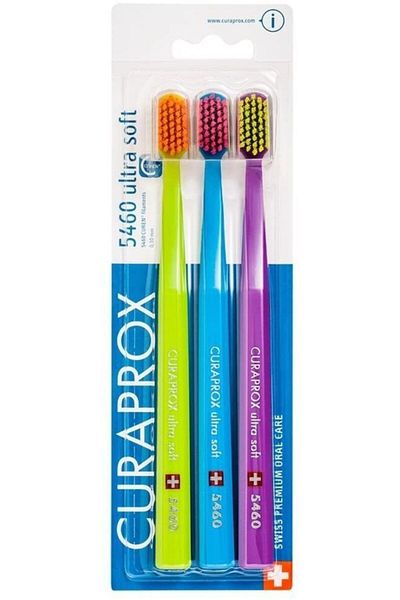 Curaprox 5460 Ultra Soft Toothbrush 3 Pieces