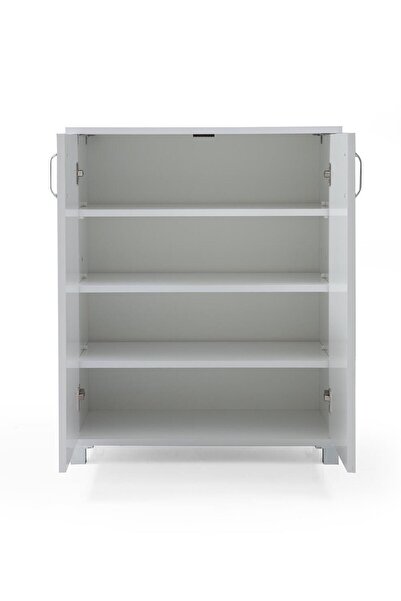 Erezogulları Mobilya Ekonomik 2 Kapaklı Ayakkabılık 71x35x89cm Demonte