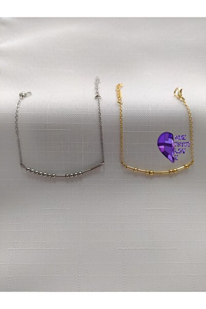 Amethyst Love Mors Alfabesi Bileklik Zincir Kordon Künye Mors Alfabesi Bilekl...