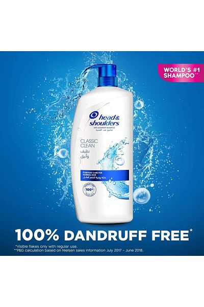 Head&Shoulders شامبو كلاسيك كلين مضاد للقشرة من هيد آند شولدرز، 1000 مل