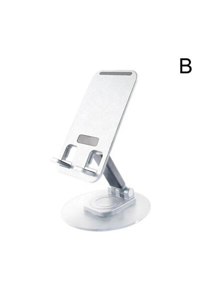 Genel Markalar Masaüstü Metal Telefon Tablet Tutucu 360 derece dönebilir Akro...