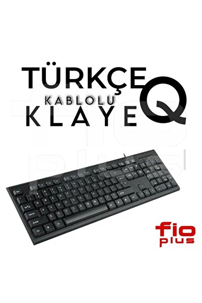 FİOPLUS Usb kablolu Q Standart Klavye
