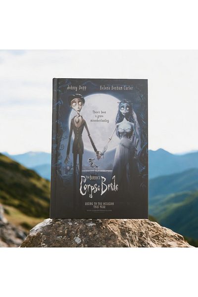 Petek Kırtasiye & Çanta Poster de film Corpse Bride Caiet cu copertă rigidă în dungi