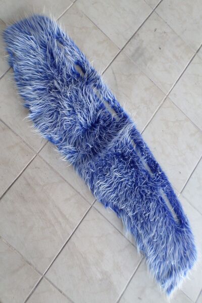 Işır TOYOTA COROLLA 93-98 MODEL UYUMLU TORPİDO ÖRTÜSÜ PELUŞ KUMAŞ MAVİ BEYAZ