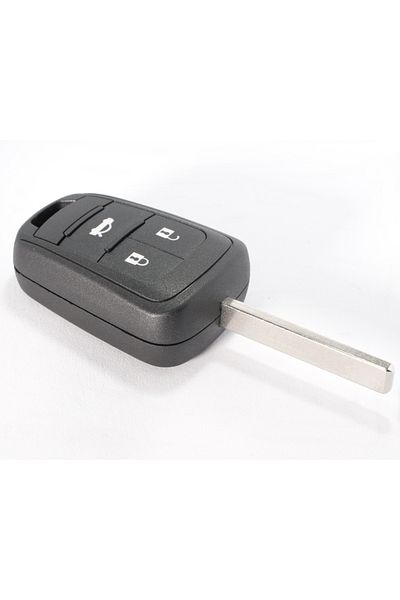 Kasey 3 Keys Compatible Switch and Control Cup for Chevrolet Cruze - Auto Keychain with Logo