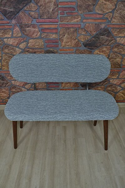 kılıfteks Bench Puf Kılıfı Takım 2tane Sandelye 1tane Benç 1tane Puf Gri