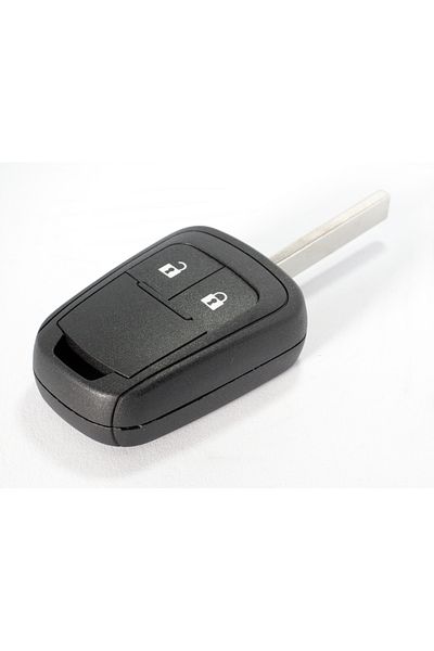 Kasey 2 Keys Switch and Control Container Compatible for Chevrolet Cruze - Auto Keychain with Logo